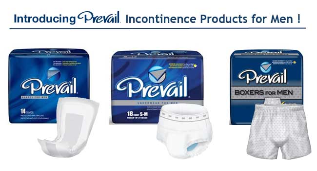 Prevail Incontinence Products for Men