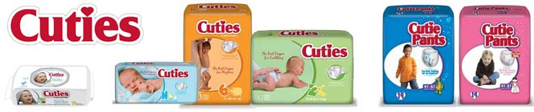 Cuties Baby Diapers, Wipes and Training Pants