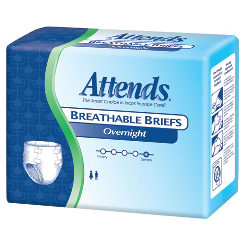 Attends Overnight Breathable Briefs