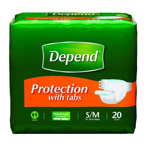 Depend Protection with Tabs