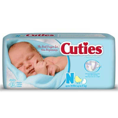 Newborn up to 10 lbs 4pks/42 (168ct)