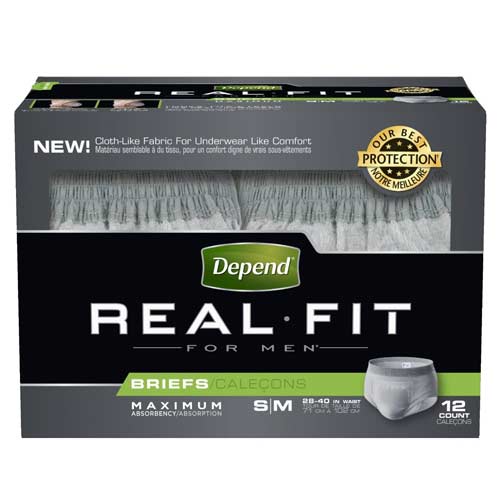 Depend Real Fit Briefs for Men