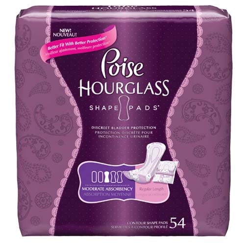Poise Hourglass Shape Pads