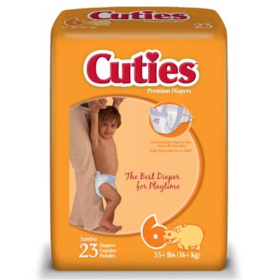 Size 6 35+ lbs 4pks/23 (92ct)